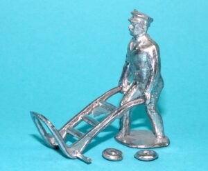 MOORVALE MODELS HOLLOWCAST UNPAINTED LEAD CASTING RAILWAY SERIES PORTER & TROLLEY 1:32 SCALE TIMPO PIXYLAND KEW JOHILLCO