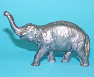 MOORVALE MODELS HOLLOWCAST UNPAINTED LEAD CASTING SAFARI ZOO SERIES ELEPHANT 1:35 SCALE TIMPO PIXYLAND KEW JOHILLCO