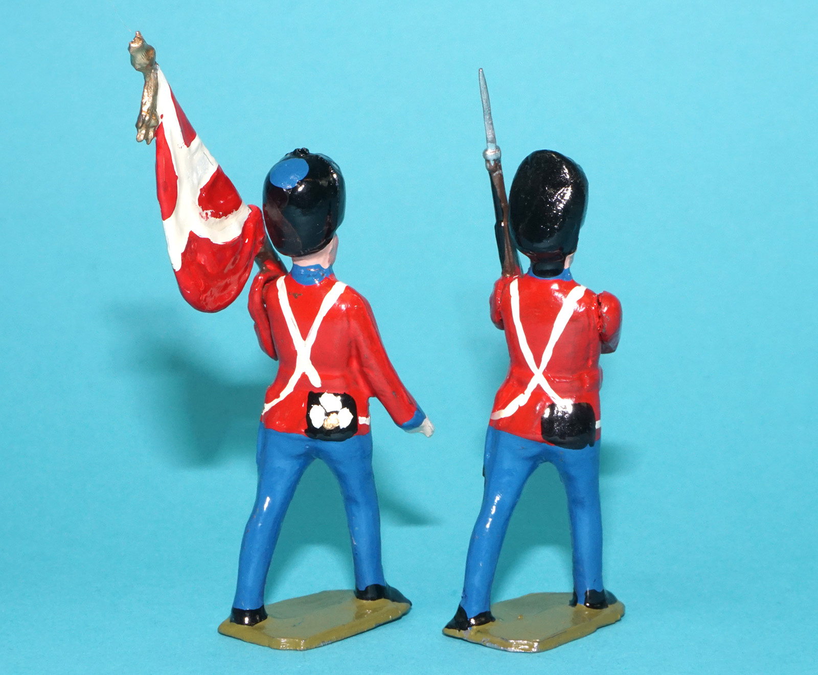 MOORVALE MODELS HOLLOWCAST PAINT SAMPLE SOLDIERS DANSKE LIVGARDE 1:32 SCALE BRITAINS TIMPO JOHILLCO - Image 4