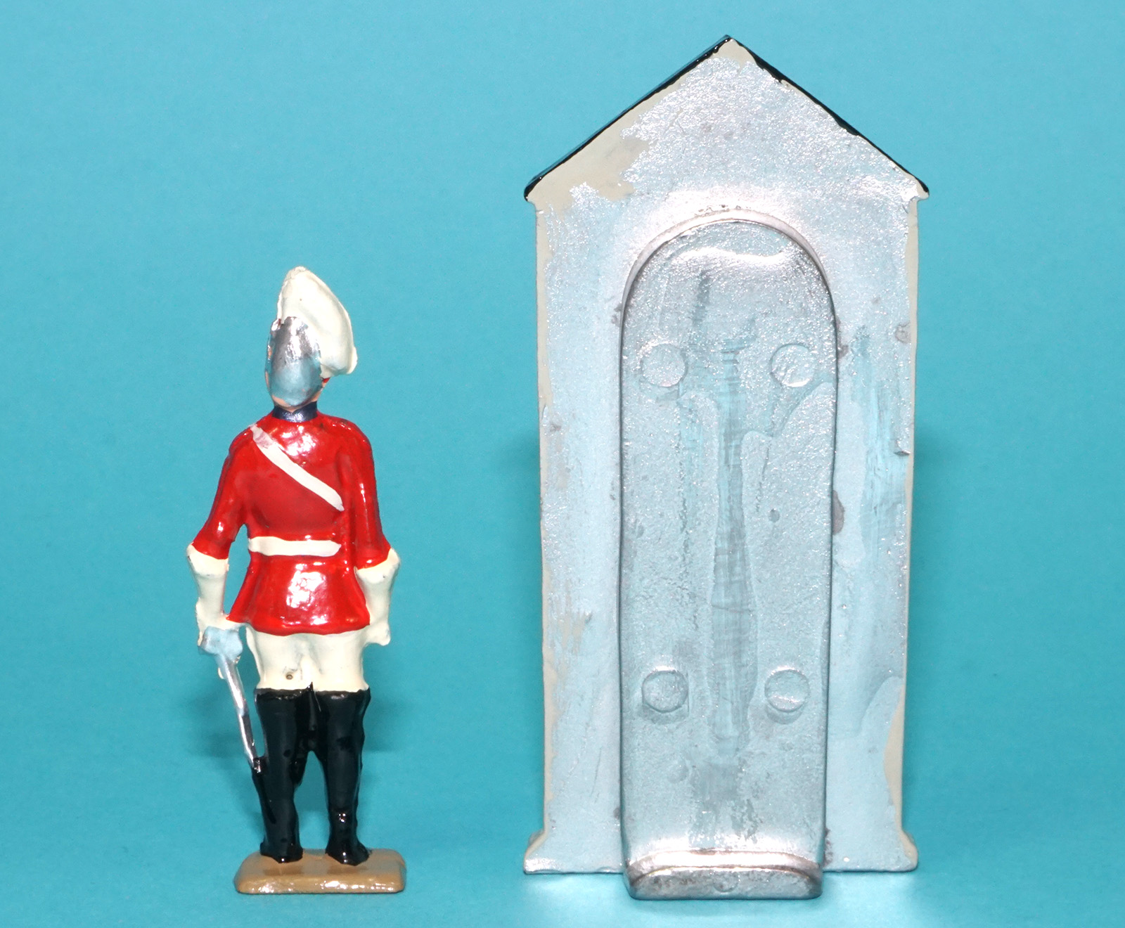 MOORVALE MODELS HOLLOWCAST PAINT SAMPLE SOLDIERS KING'S LIFE GUARDS SET 1:32 SCALE TIMPO JOHILLCO BRITAINS - Image 5