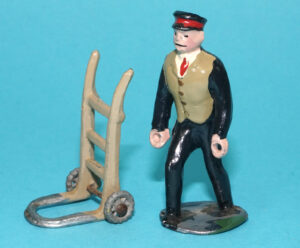 MOORVALE MODELS HOLLOWCAST PAINT SAMPLE RAILWAY SERIES PORTER & TROLLEY 1:32 SCALE TIMPO JOHILLCO BRITAINS