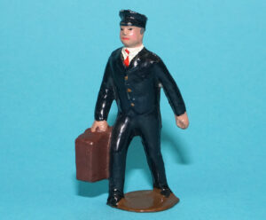 MOORVALE MODELS HOLLOWCAST PAINT SAMPLE RAILWAY SERIES PORTER WITH SUITCASE 1:32 SCALE TIMPO JOHILLCO BRITAINS