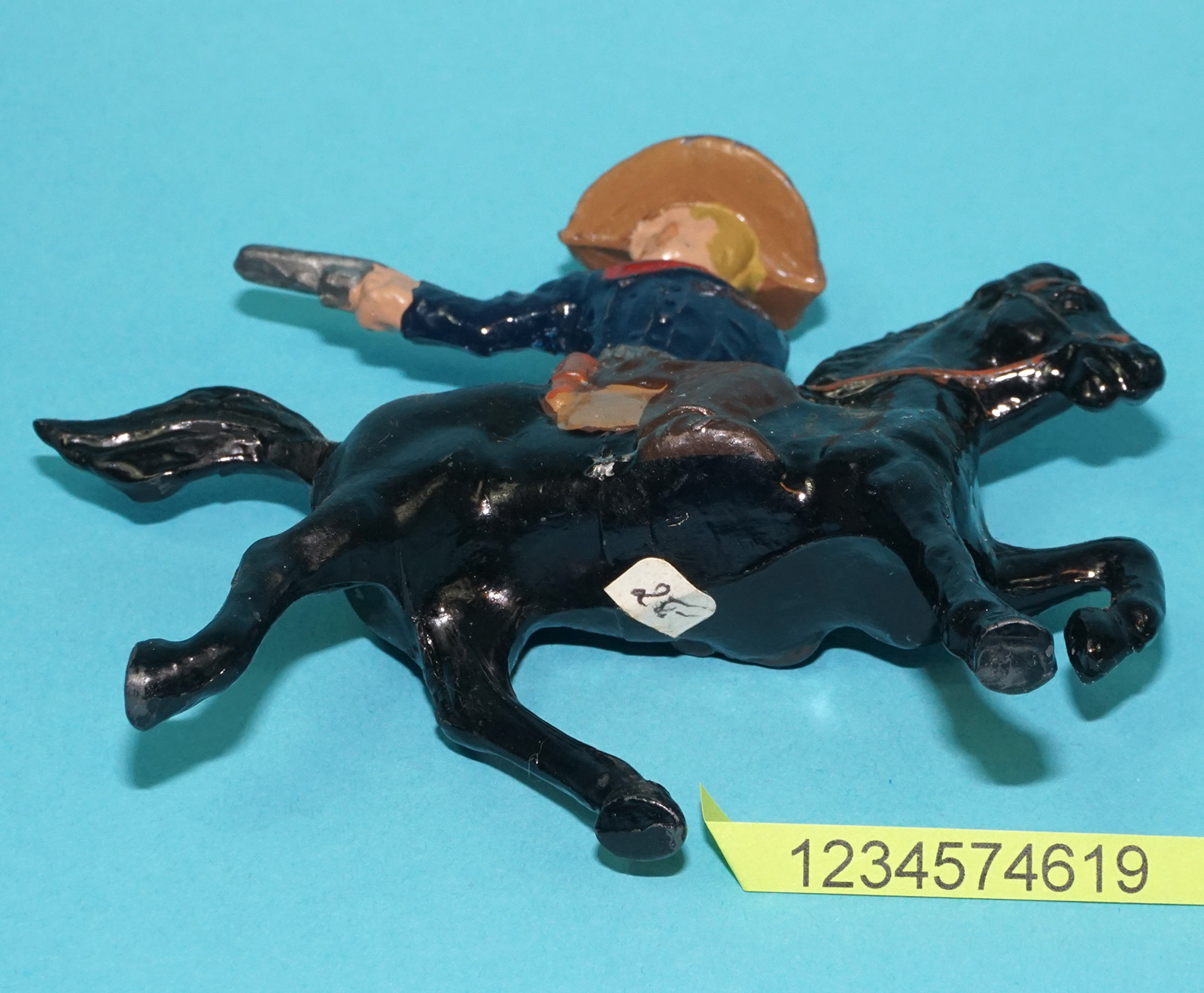 BARCLAY MANOIL LEAD MOUNTED COWBOY ON HORSE 1930s BARCLAY MANUFACTURING COMPANY USA - Image 3