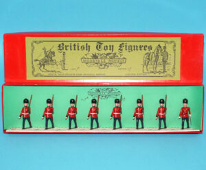 MOORVALE MODELS #1A SCOTS GUARDS BOX SET MIB 1980s LEAD HOLLOWCAST TIMPO BRITAINS