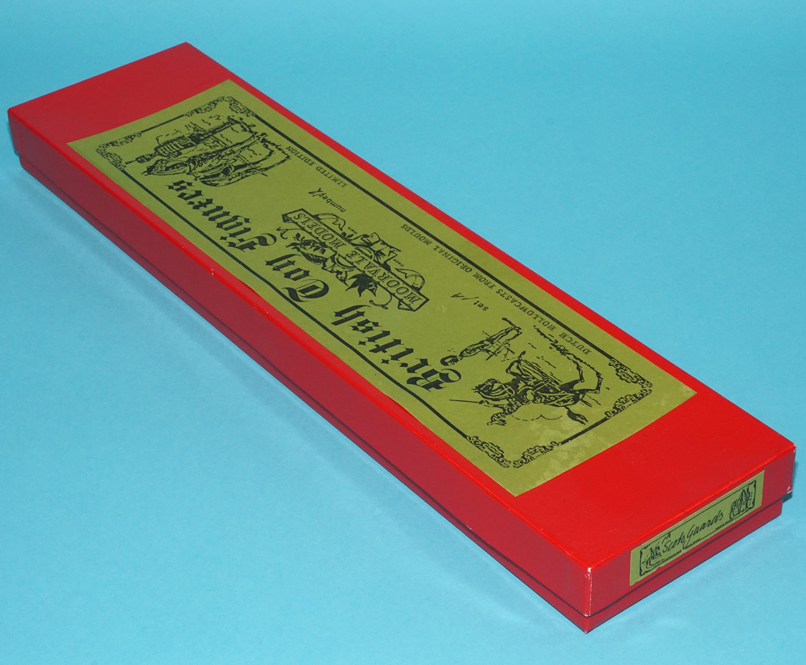 MOORVALE MODELS #1A SCOTS GUARDS BOX SET MIB 1980s LEAD HOLLOWCAST TIMPO BRITAINS - Image 7