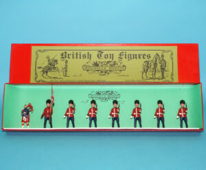 MOORVALE MODELS #1B SCOTS GUARDS PIONEERS BOX SET MIB 1980s LEAD HOLLOWCAST TIMPO BRITAINS