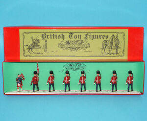 MOORVALE MODELS #1B SCOTS GUARDS PIONEERS BOX SET MIB 1980s LEAD HOLLOWCAST TIMPO BRITAINS