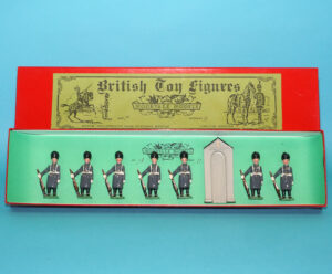 MOORVALE MODELS #1D SCOTS GUARDS WINTER DRESS BOX SET MIB 1980s LEAD HOLLOWCAST TIMPO BRITAINS