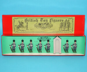 MOORVALE MODELS #1D SCOTS GUARDS WINTER DRESS BOX SET MIB 1980s LEAD HOLLOWCAST TIMPO BRITAINS