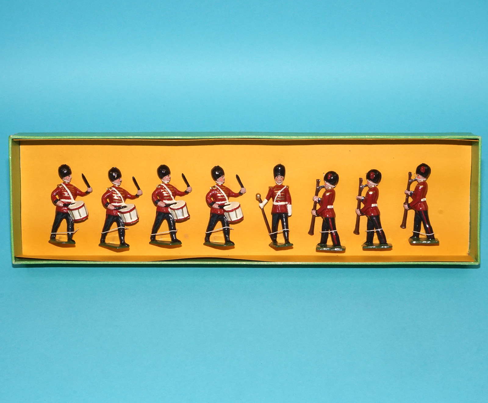 MOORVALE MODELS #3 COLDSTREAM GUARDS BAND BOX SET MIB 1980s LEAD HOLLOWCAST TIMPO BRITAINS - Image 2