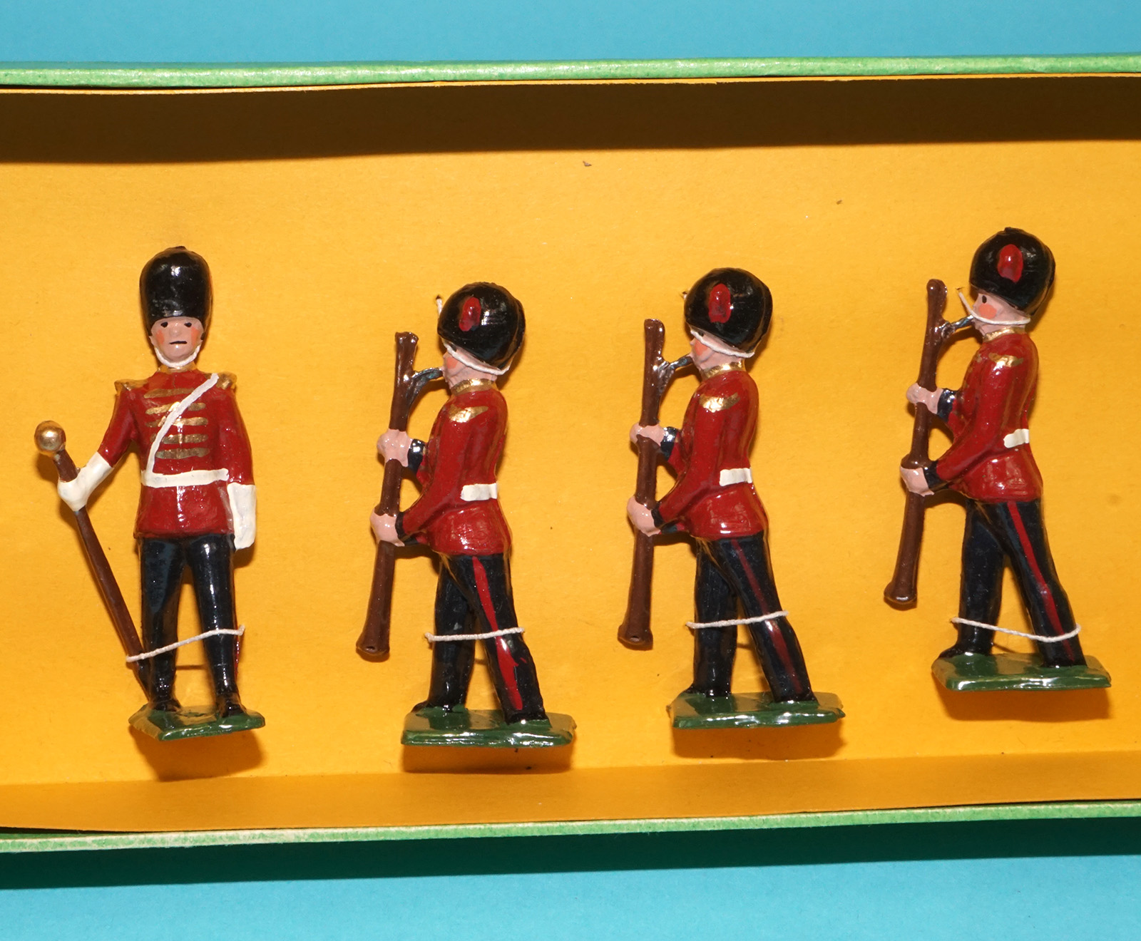 MOORVALE MODELS #3 COLDSTREAM GUARDS BAND BOX SET MIB 1980s LEAD HOLLOWCAST TIMPO BRITAINS - Image 4