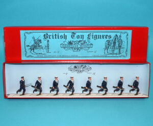 MOORVALE MODELS #4 ROYAL NAVY BLUEJACKETS BOX SET MIB 1980s LEAD HOLLOWCAST TIMPO BRITAINS