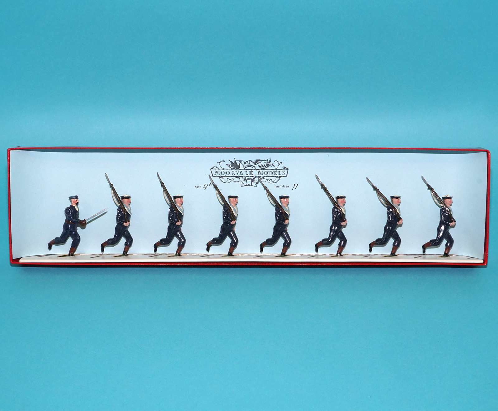 MOORVALE MODELS #4A ROYAL NAVY BLUEJACKETS BOX SET MIB 1980s LEAD HOLLOWCAST TIMPO BRITAINS - Image 3