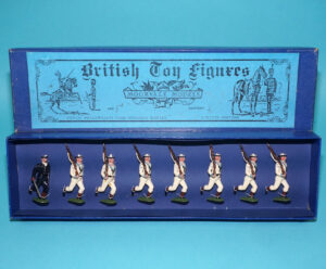 MOORVALE MODELS #5A ROYAL NAVY WHITEJACKETS BOX SET MIB 1980s LEAD HOLLOWCAST TIMPO BRITAINS