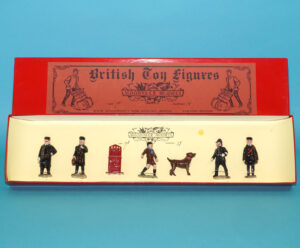 MOORVALE MODELS #7A RAILWAY SERIES STATION FIGURES BOX SET MIB 1980s LEAD HOLLOWCAST TIMPO BRITAINS