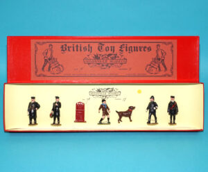 MOORVALE MODELS #7A RAILWAY SERIES STATION FIGURES BOX SET MIB 1980s LEAD HOLLOWCAST TIMPO BRITAINS