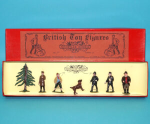 MOORVALE MODELS #7D RAILWAY SERIES STATION FIGURES BOX SET MIB 1980s LEAD HOLLOWCAST TIMPO BRITAINS