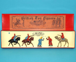 MOORVALE MODELS #10A ARAB WARRIORS BOX SET MIB 1980s LEAD HOLLOWCAST TIMPO BRITAINS