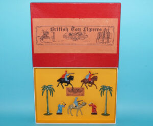 MOORVALE MODELS #10B ARAB WARRIORS BOX SET MIB 1980s LEAD HOLLOWCAST TIMPO BRITAINS