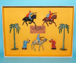 MOORVALE MODELS #10B ARAB WARRIORS BOX SET MIB 1980s LEAD HOLLOWCAST TIMPO BRITAINS