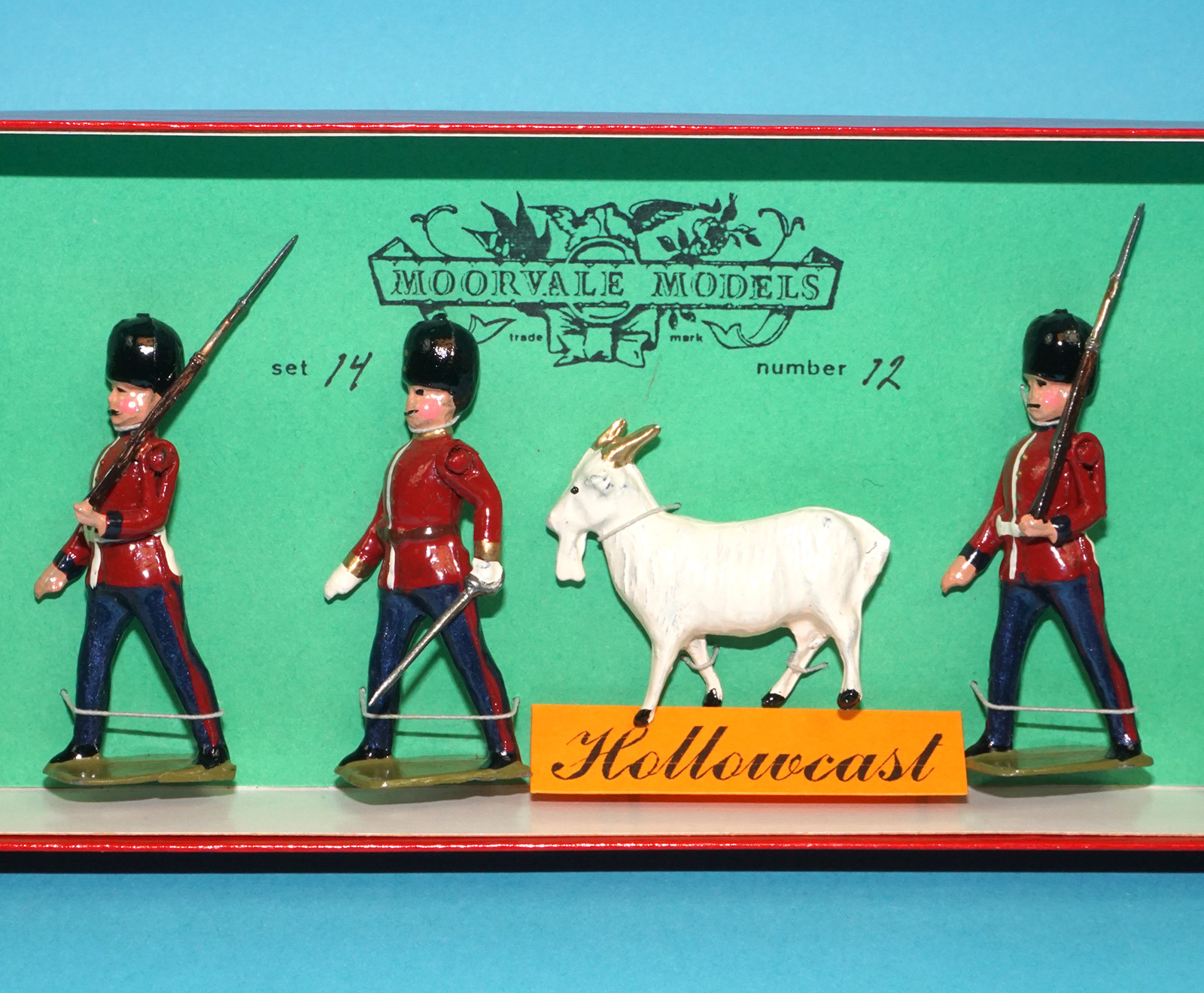 MOORVALE MODELS #14 IRISH GUARDS BOX SET MIB 1980s LEAD HOLLOWCAST TIMPO BRITAINS - Image 5