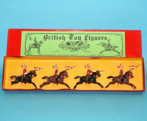 MOORVALE MODELS #16B ROYAL INN DRAGOON GUARDS BOX SET MIB 1980s LEAD HOLLOWCAST TIMPO BRITAINS READ