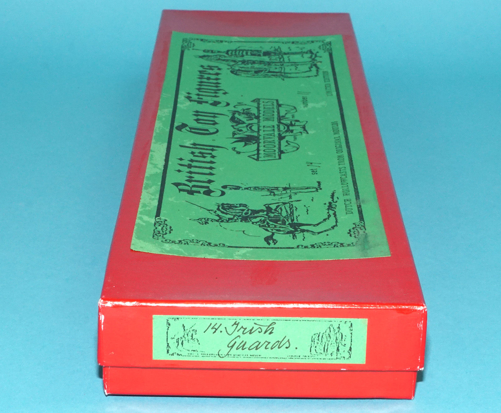 MOORVALE MODELS #14 IRISH GUARDS BOX SET MIB 1980s LEAD HOLLOWCAST TIMPO BRITAINS - Image 9