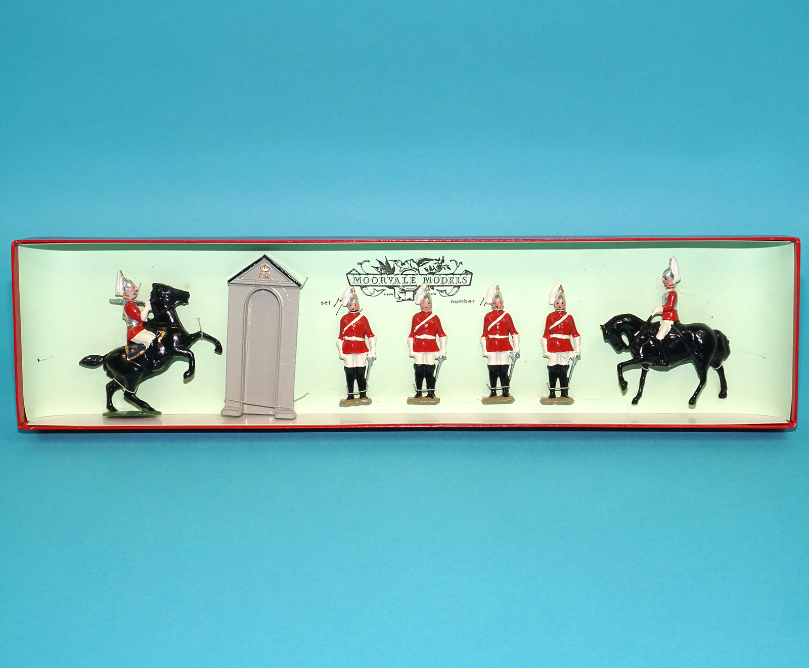 MOORVALE MODELS #17 LIFE GUARDS BOX SET MIB 1980s LEAD HOLLOWCAST TIMPO BRITAINS - Image 3