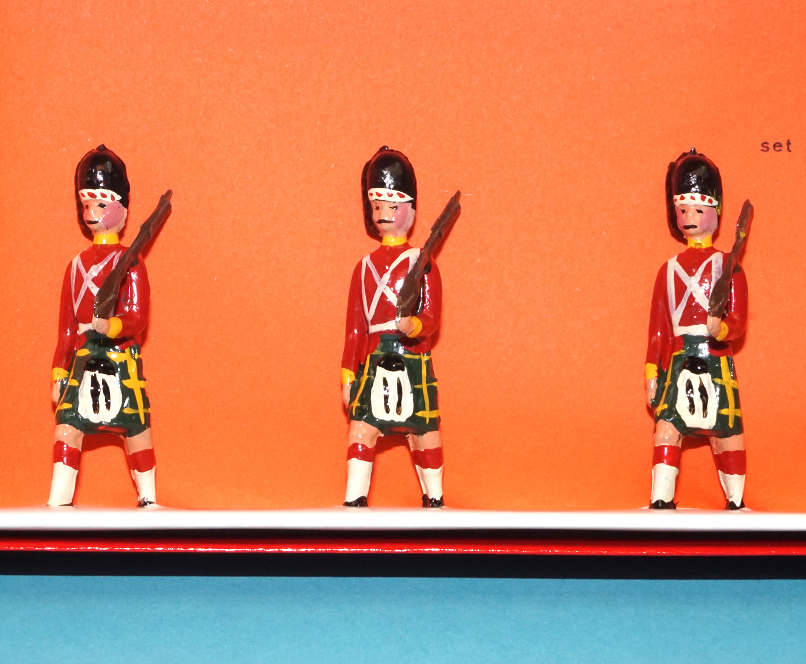 MOORVALE MODELS #23B GORDON HIGHLANDERS BOX SET MIB 1980s LEAD HOLLOWCAST TIMPO BRITAINS - Image 3
