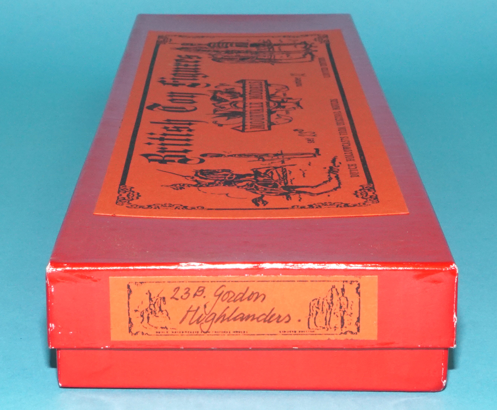 MOORVALE MODELS #23B GORDON HIGHLANDERS BOX SET MIB 1980s LEAD HOLLOWCAST TIMPO BRITAINS - Image 8