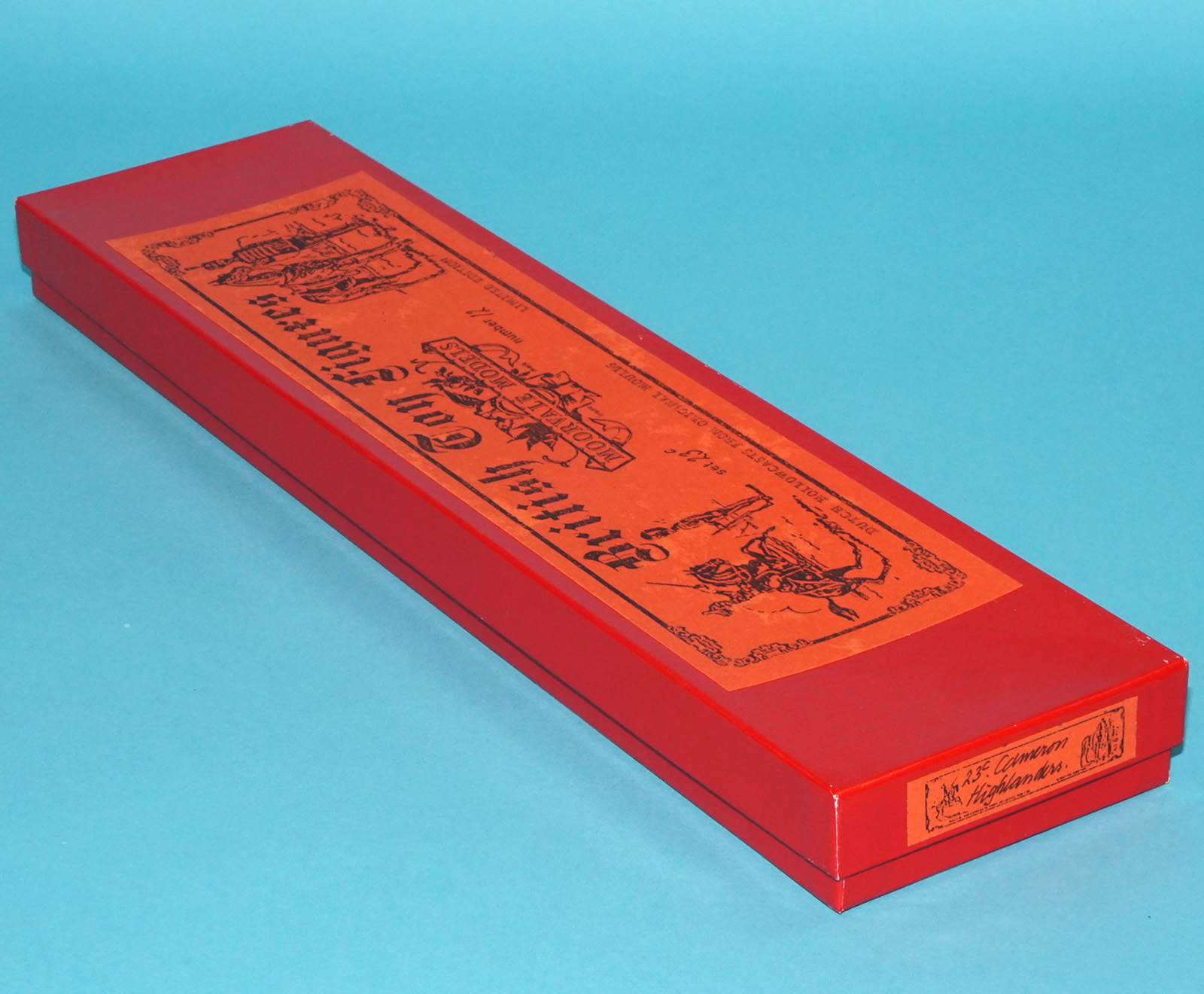 MOORVALE MODELS #23C CAMERON HIGHLANDERS BOX SET MIB 1980s LEAD HOLLOWCAST TIMPO BRITAINS - Image 7