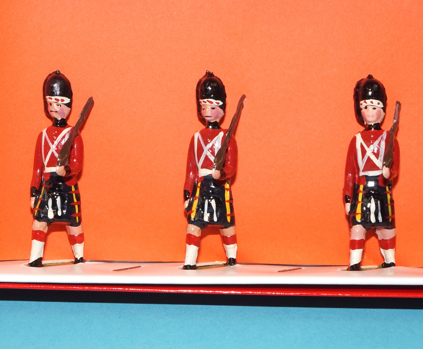 MOORVALE MODELS #23C CAMERON HIGHLANDERS BOX SET MIB 1980s LEAD HOLLOWCAST TIMPO BRITAINS - Image 3