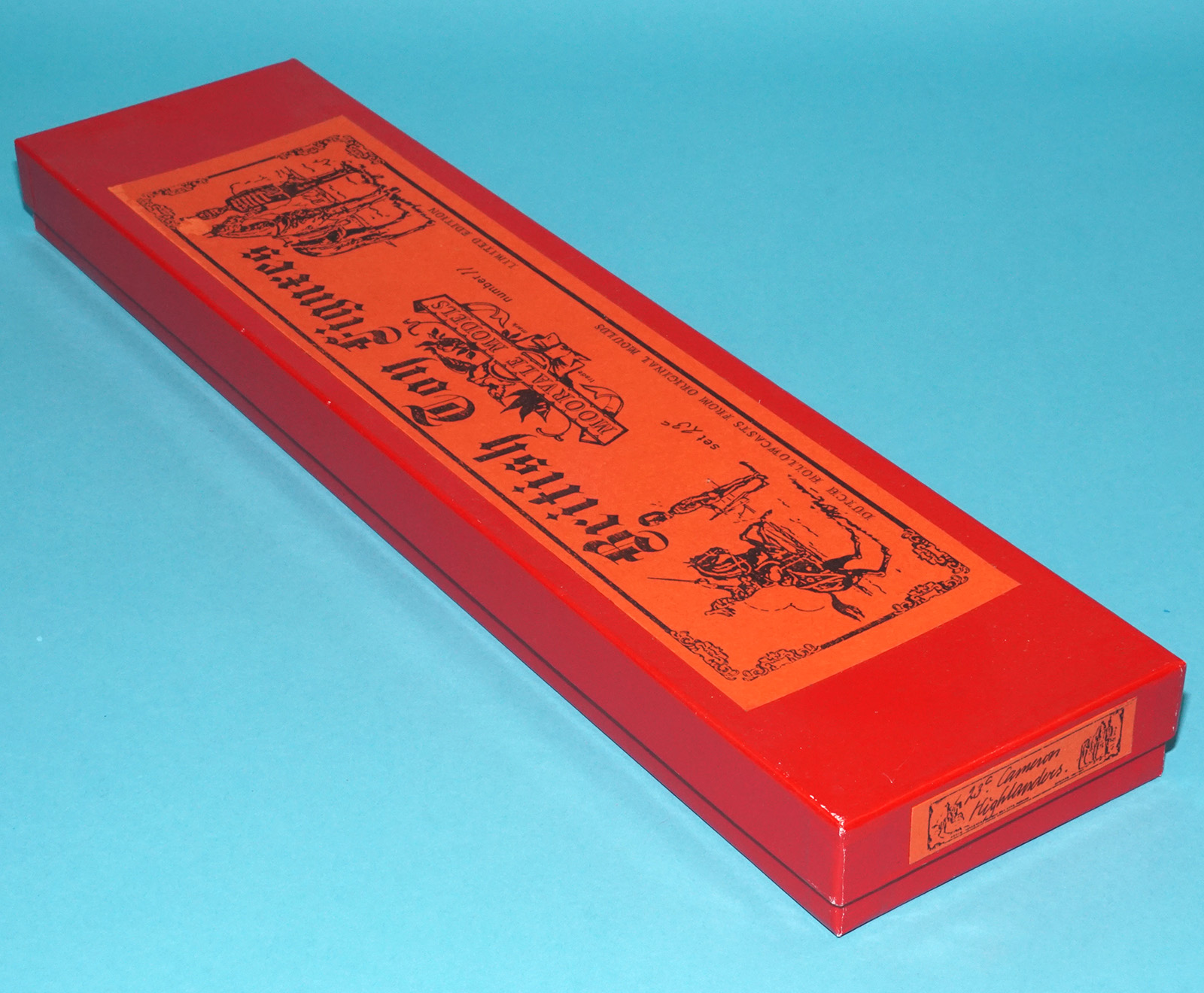 MOORVALE MODELS #23C CAMERON HIGHLANDERS BOX SET MIB 1980s LEAD HOLLOWCAST TIMPO BRITAINS - Image 7