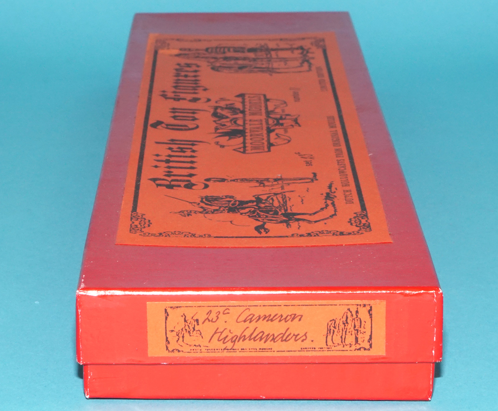 MOORVALE MODELS #23C CAMERON HIGHLANDERS BOX SET MIB 1980s LEAD HOLLOWCAST TIMPO BRITAINS - Image 8