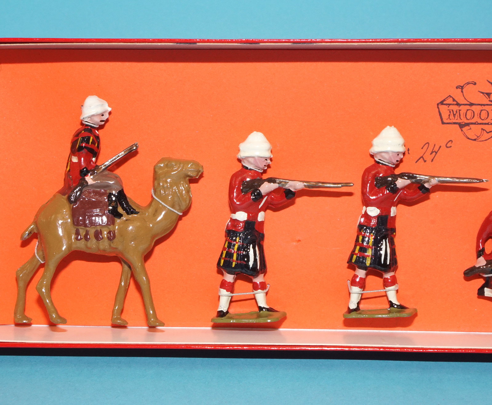 MOORVALE MODELS #24C CAMEL CORPS & CAMERON HIGHLANDERS BOX SET MIB 1980s LEAD HOLLOWCAST TIMPO BRITAINS - Image 3
