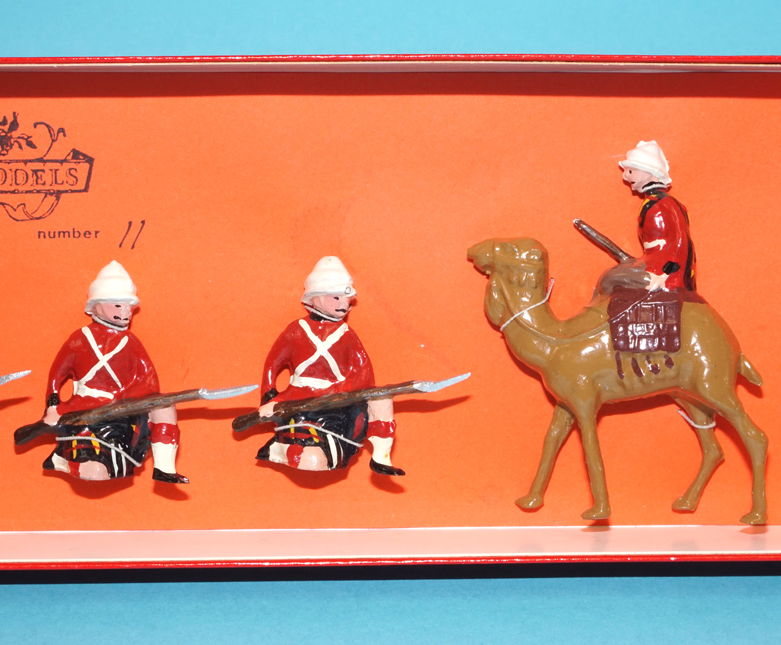 MOORVALE MODELS #24C CAMEL CORPS & CAMERON HIGHLANDERS BOX SET MIB 1980s LEAD HOLLOWCAST TIMPO BRITAINS - Image 5