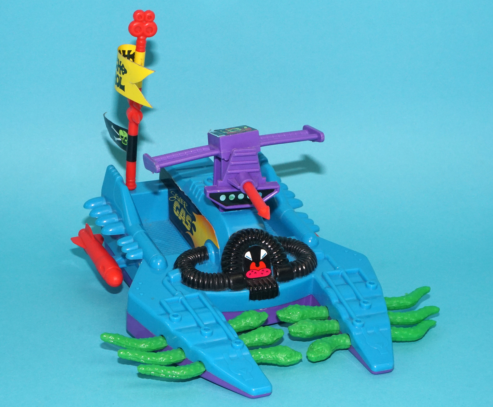 TMNT TEENAGE MUTANT NINJA TURTLES FOOTSKI 100% COMPLETE 1989 PLAYMATES - Image 2