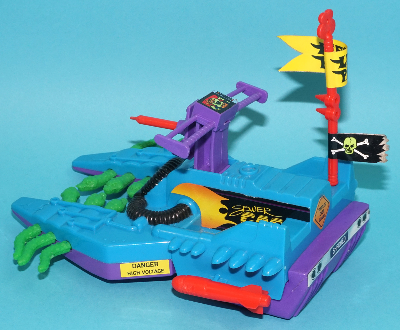 TMNT TEENAGE MUTANT NINJA TURTLES FOOTSKI 100% COMPLETE 1989 PLAYMATES - Image 4