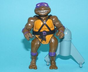 TMNT TEENAGE MUTANT NINJA TURTLES SEWER-SWIMMIN’ DONATELLO 100% COMPLETE 1990 PLAYMATES READ