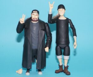 JAY & SILENT BOB TALKING FIGURES 1998 GRAPPHITTI DESIGNS BIG BLAST CLERKS