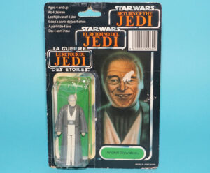 STAR WARS TRI-LOGO ANAKIN SKYWALKER MOC TAPE RESEAL 65-BACK EURO POTF ROTJ CARD 1984 KENNER PALITOY CLIPPER