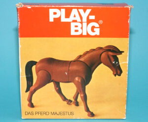 PLAY-BIG FAR WEST DAS PFERD MAJESTUS HORSE COMPLETE BOXED 1975 BIG-SPIELWARENFABRIK AIRGAM PLAYMOBIL