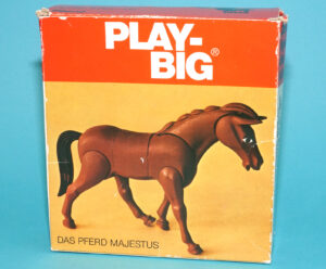 PLAY-BIG FAR WEST DAS PFERD MAJESTUS HORSE COMPLETE BOXED 1975 BIG-SPIELWARENFABRIK AIRGAM PLAYMOBIL