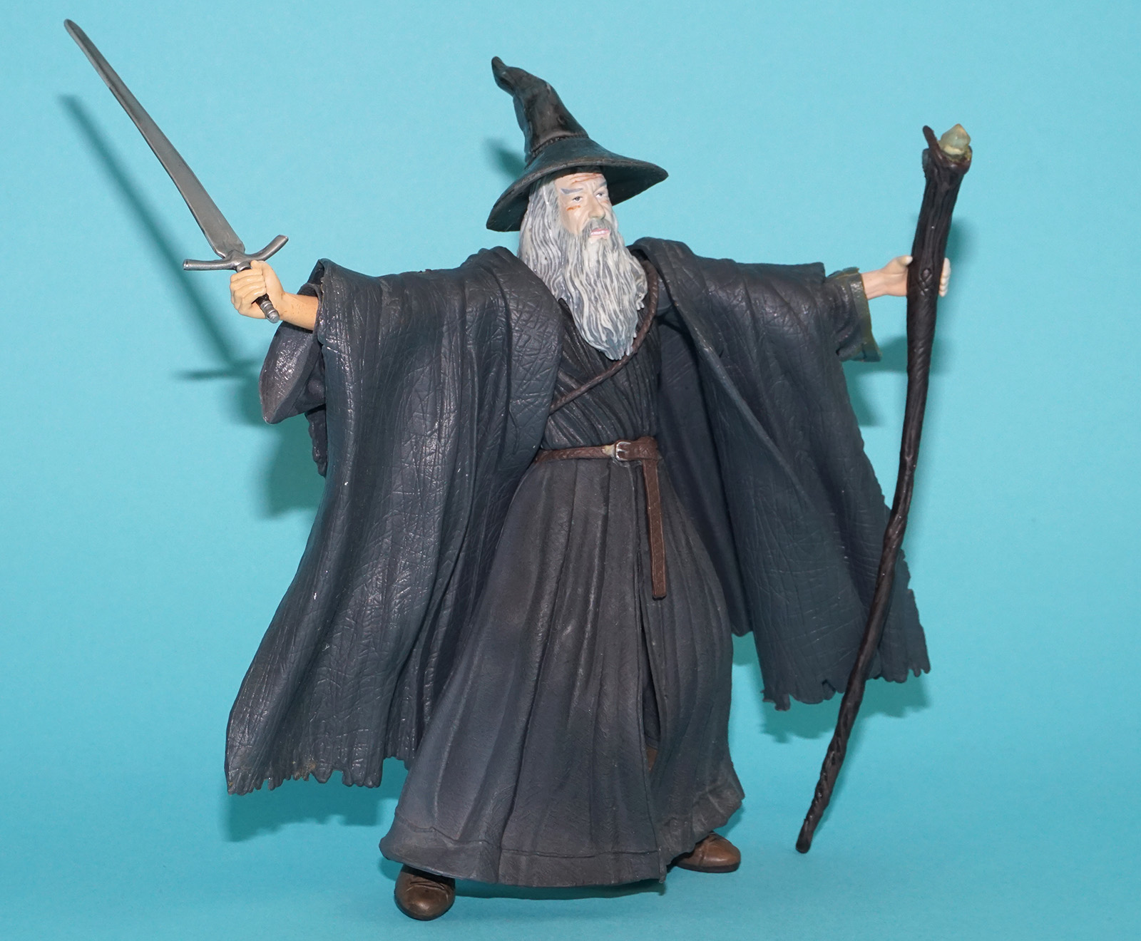 LORD OF THE RINGS LOTR FELLOWSHIP GANDALF 100% COMPLETE 2001 TOY BIZ - Image 2