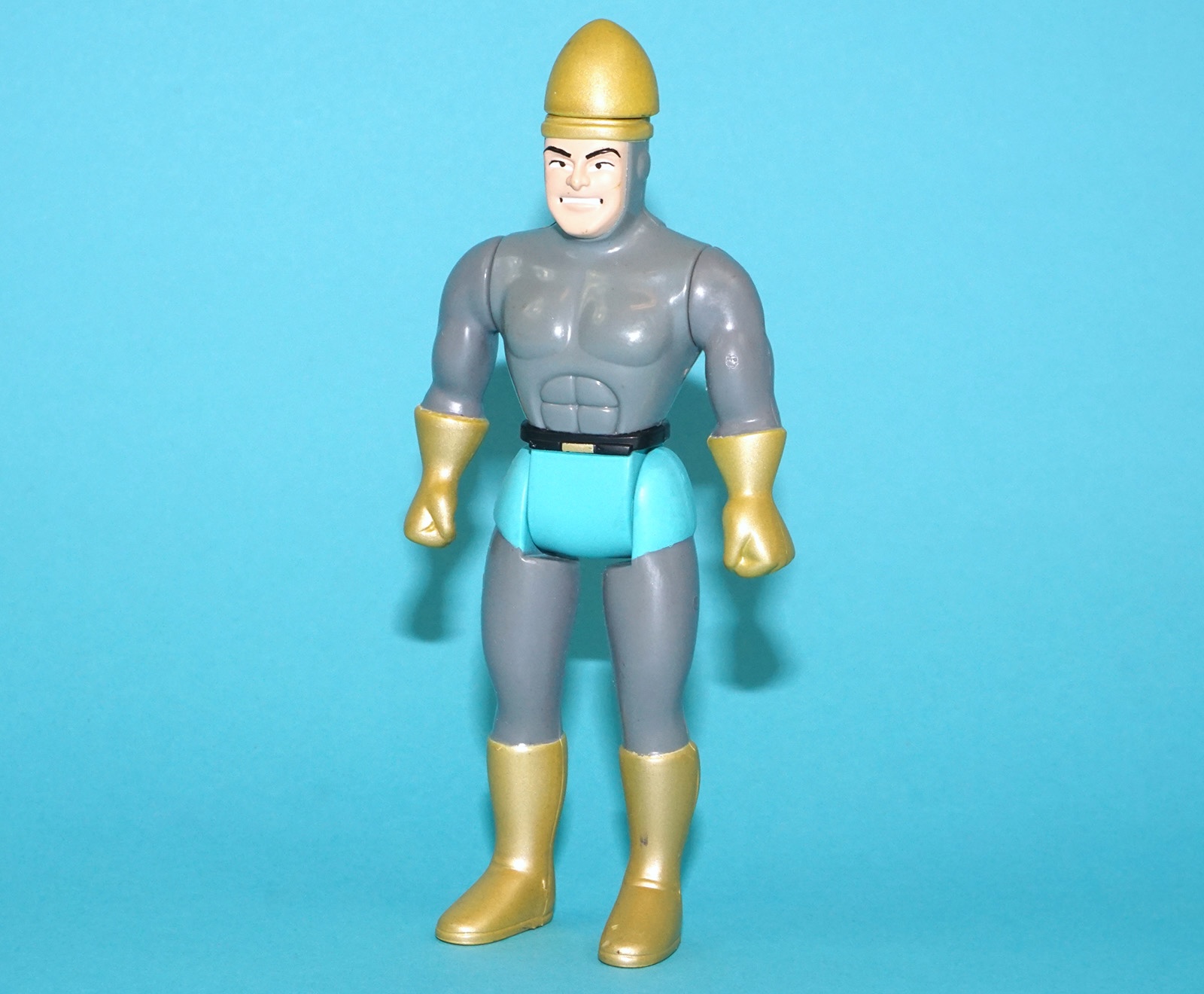 THE TICK POSEABLE ACTION FIGURE HUMAN BULLET 100% COMPLETE 1994 BANDAI - Image 2