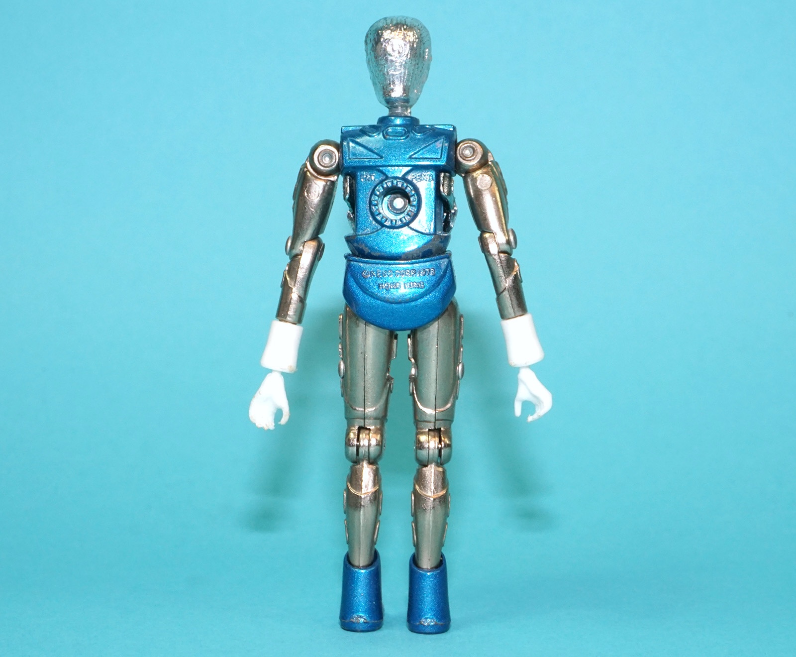 MICRONAUTS GALACTIC WARRIOR (BLUE) 100% COMPLETE 1977 MEGO CORP - Image 4