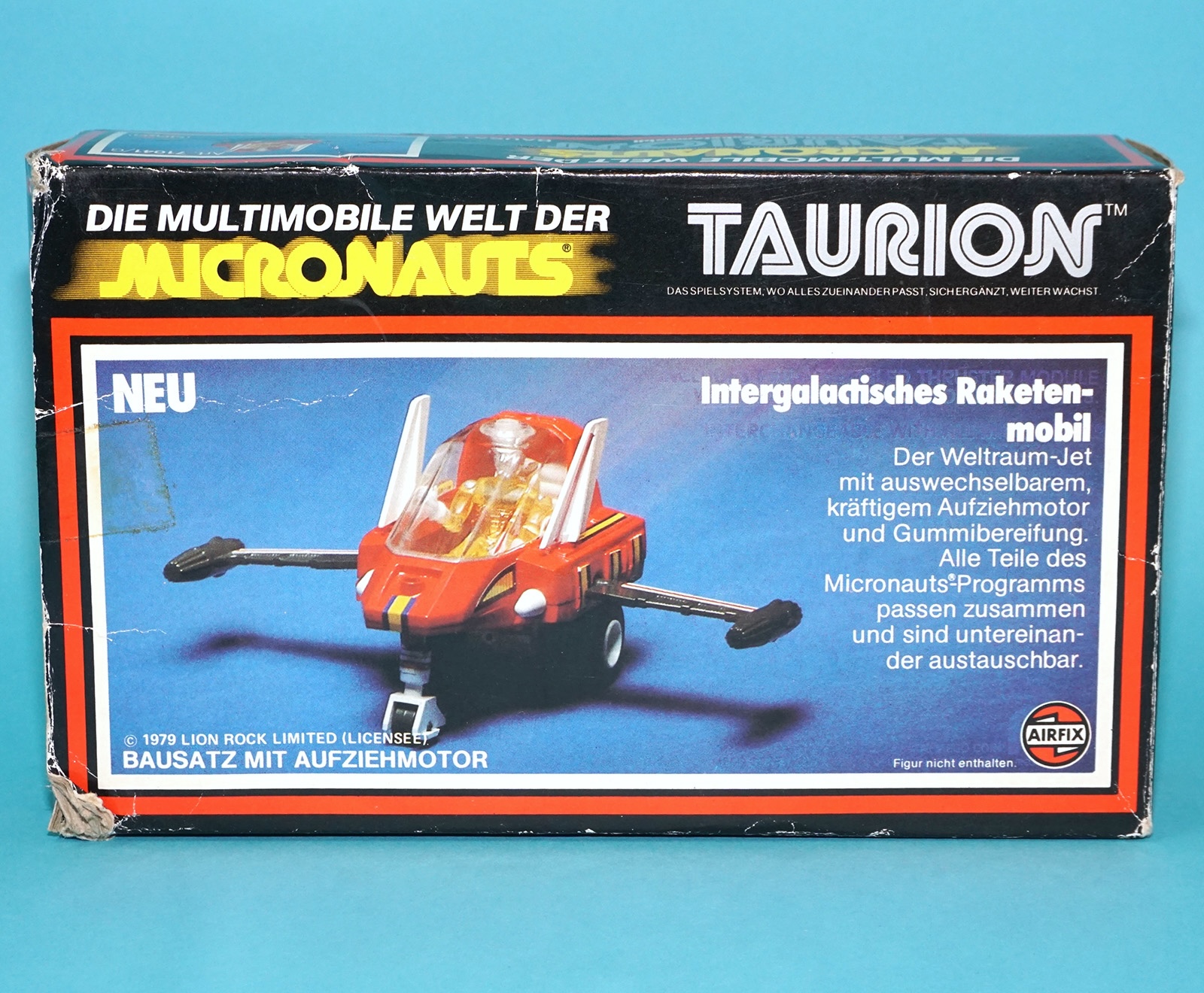 MICRONAUTS TAURION COMPLETE BOXED GERMAN EURO BOX 1979 AIRFIX MEGO CORP WORKS!