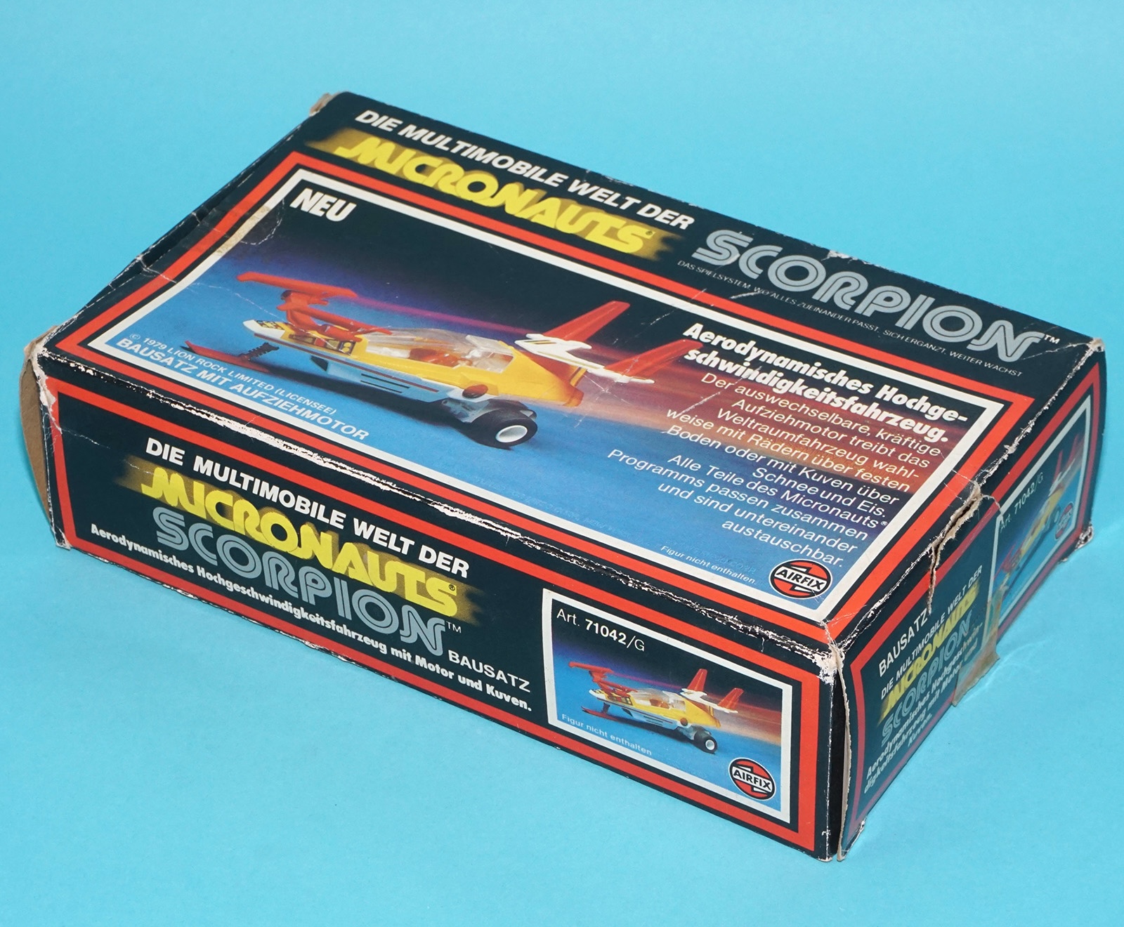 MICRONAUTS SOLARION SCORPION COMPLETE BOXED GERMAN EURO BOX 1979 AIRFIX MEGO CORP WORKS! - Image 3