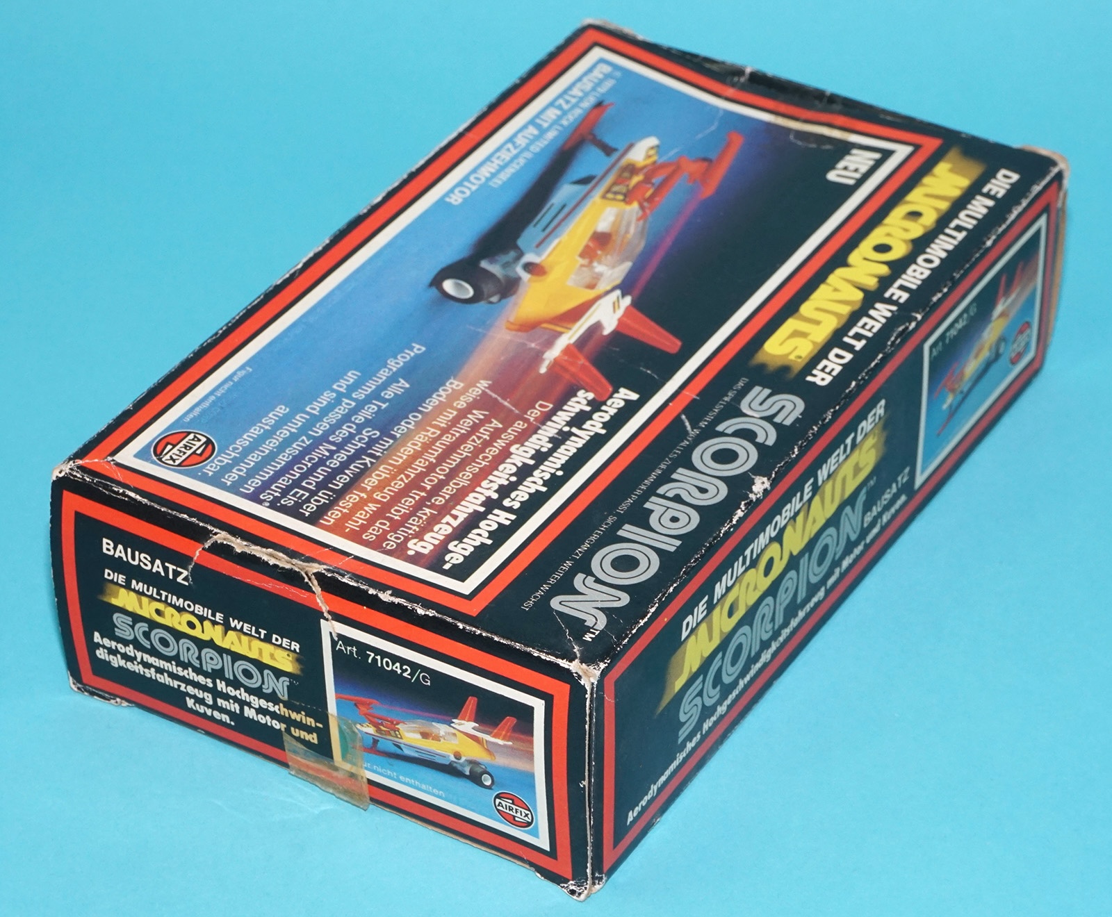 MICRONAUTS SOLARION SCORPION COMPLETE BOXED GERMAN EURO BOX 1979 AIRFIX MEGO CORP WORKS! - Image 4