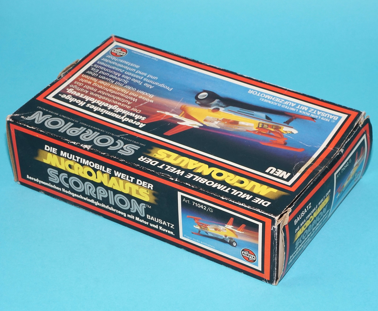 MICRONAUTS SOLARION SCORPION COMPLETE BOXED GERMAN EURO BOX 1979 AIRFIX MEGO CORP WORKS! - Image 5